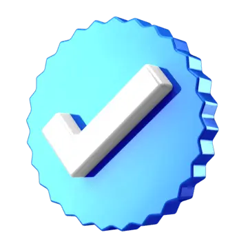 Badge de Vérification Bleu TikTok